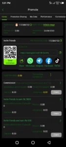 referal commision in jj win game