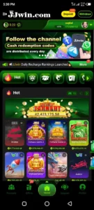 Games in jj win app