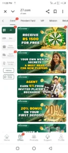 Z7 game bonuses