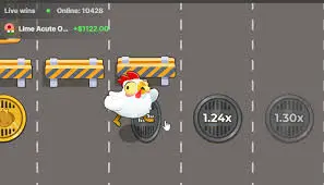 chiken road game interface