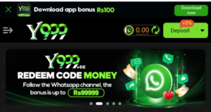 social media share bonuse screenshort of y999 game